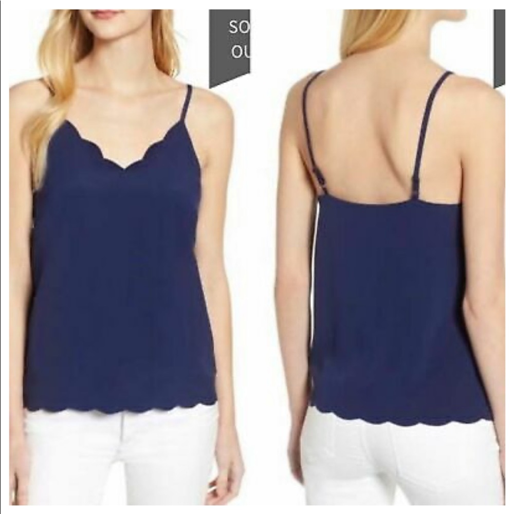 Halogen Scallop Detail Camisole - NWOT